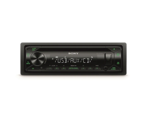Sony CDX-G1302U 1-DIN bilradio USB/entré och extra bas