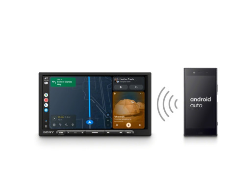 Sony XAV-AX4050 2-DIN Bilradio med skärm Multimedia DAB+, Trådlös Apple Carplay, Android Auto, bild 6