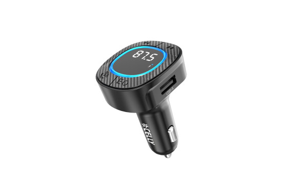 Celly Bluetooth FM-sändare för bil och USB-C+A RGB-belysning, bild 3