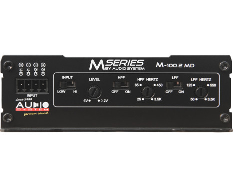 M-SERIEN 2-Kanals MICRO digital förstärkare, bild 4