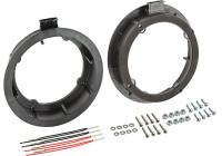 Högtalarring 165 mm Div.mod. VW - Seat Leon/Toledo - Skoda Fabia Med inbyggd högtalarkontakt