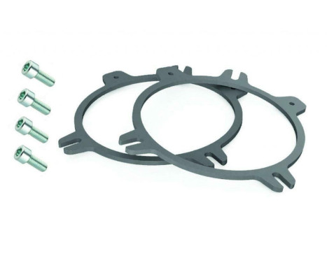 Mycket stabil universal BMW högtalarring i metall 100 mm