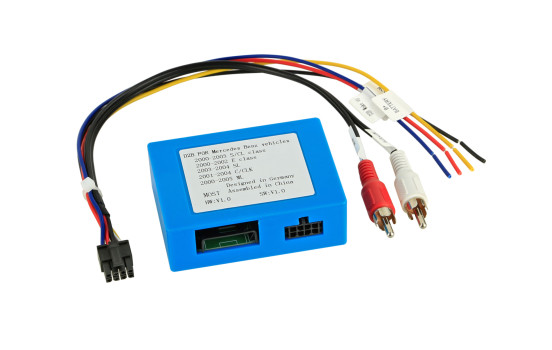 Aktiv systemadapter Mercedes Benz olika fordon D2B>Cinch