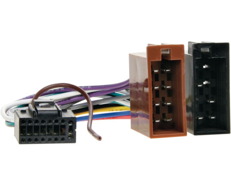 Radioanslutningskabel -> ISO KENWOOD 16 PINS originalhus