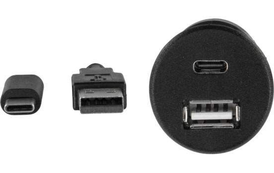 USB-panelanslutning USB-A/USB-C lös, bild 2