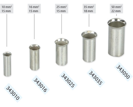 Hylsa oisolerad 10,0 mm² (250 stycken), bild 2