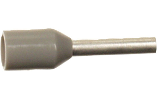 Trådändhylsa Grå 4,0 mm² (100 stycken)