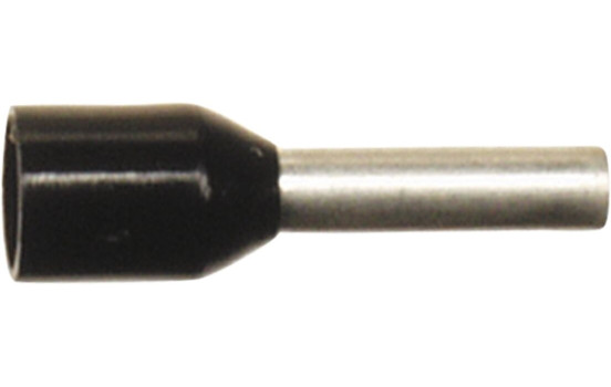 Trådändhylsa svart 1,5 mm² (100 stycken)