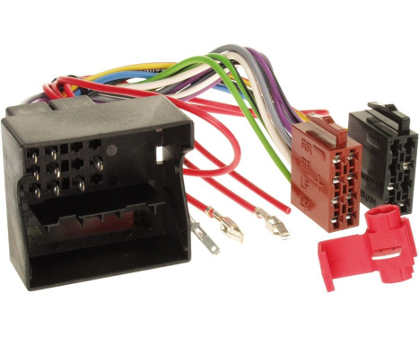 Radio Anslutningskabel Div. modeller Audi -Seat-Skoda-Maserati-Volkswagen Quadlock Plug> ISO