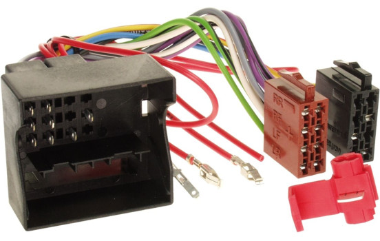 Radio Anslutningskabel Div. modeller Audi -Seat-Skoda-Maserati-Volkswagen Quadlock Plug> ISO