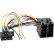 Radioanslutningskabel -> ISO Pioneer MVH