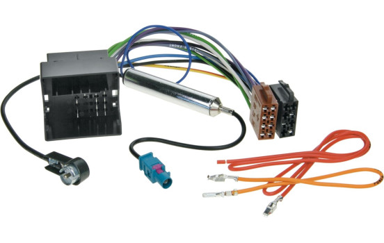 Radioanslutningskabel ISO Olika modeller Audi-Seat-Skoda-Volkswagen-Maserati Phantom power
