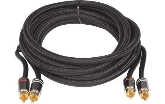 LJUDSYSTEM HIGH-END cinch-kabel. 1500mm OFC cinchkabel med SNAKE-SKIN