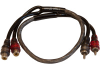 LJUDSYSTEM HÖGPRESTANDA RCA-KABEL 500 mm OFC cinch-kabelförlängning