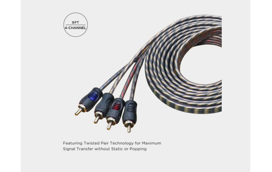Recoil Echo OFC RCA Cinch-kabel 4-kanalig 270 cm, bild 6