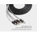 Recoil Premium OFC RCA Cinch-kabel 4-kanalig 270 cm, miniatyr 5