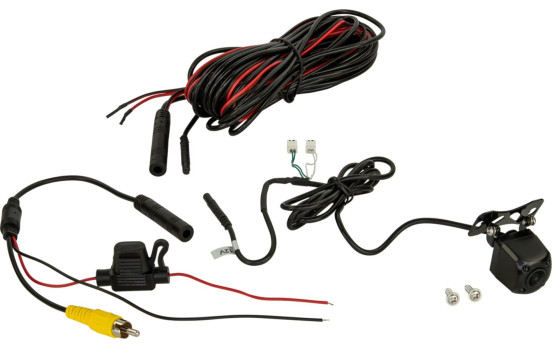 Mini backkamera universal svart NTSC med bildlinjer, spegelfunktion och mörkerseende funktion, bild 3