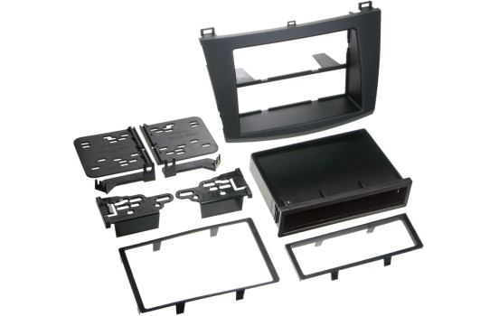 1-DIN Panel Mazda 3 2009-2013 - Färg: svart