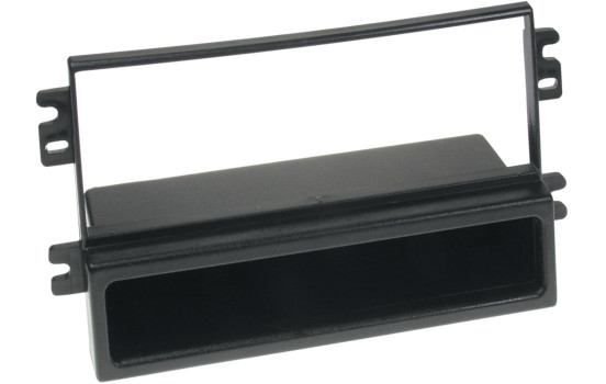 1-DIN Panel med förvaringsfack. Kia Carens II 2002-2006 Färg: Svart