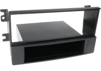 1-DIN Panel med förvaringsfack. Kia Sorento 2006-2009 Färg: Svart