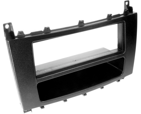 1-DIN Panel med förvaringsfack. Mercedes Benz C Class/ CLC-Class Färg: Svart