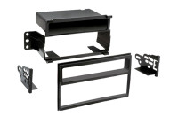 1-DIN Panel med förvaringsfack. Nissan Tiida (USA version) 2007-2011 Färg: Svart