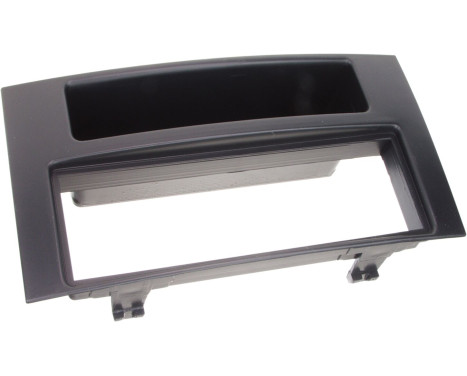 1-DIN Panel med förvaringsfack. Volkswagen Touareg / T5 Mulivan / T5 Transporter Färg: Svart
