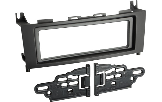 1-DIN Panel Mercedes Benz GLK-Klass 2008-2012 Färg: Svart