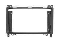 2-DIN 9"-panel för olika Mercedes-modeller, svart