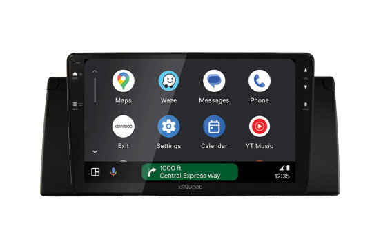 2-DIN 9-tums panel BMW X5 (E53) 03/2000 - 11/2006 svart, bild 2