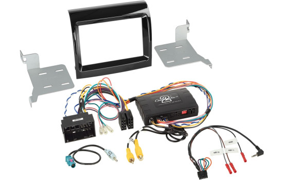 2-DIN Installationssats + Infoadapter Fiat Ducato/ Citroën Jumper/ Peugeot Boxer (250*) 2016-> Pianolack Z