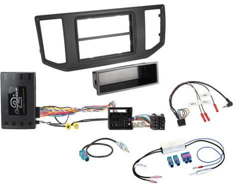 2-DIN installationssats Volkswagen Crafter/ Grand California - MAN TGE 2017-2020 Svart