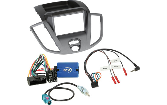 2-DIN Kit Ford Transit 2014-2019 med fack
