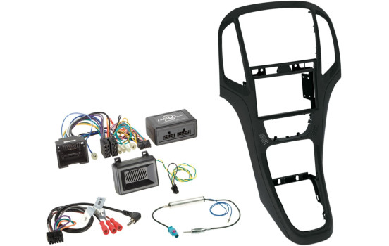 2-DIN Kit + Radioadaptersats Opel Astra 2009-2016 Färg: Pearl Black