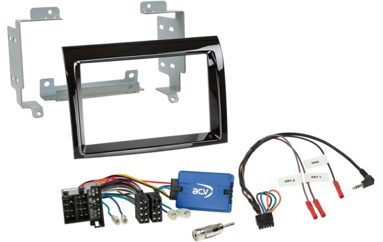 2-DIN Kit (rattgränssnitt) Fiat Ducato / Citroën Jumper / Peugeot Boxer 2006->