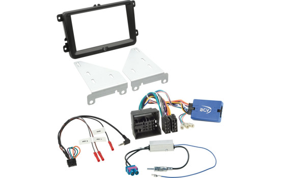 2-DIN Kit Volkswagen - Säte - Skoda svart