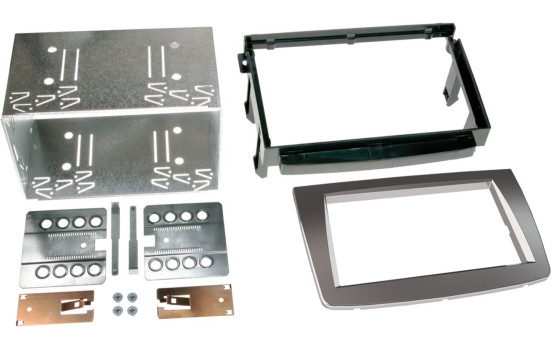 2-DIN Panel Alfa Romeo MiTo - Färg: Silver
