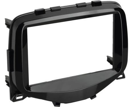 2-DIN Panel Citroën C1 / Peugeot 108 / Toyota Aygo - Färg: pianosvart, bild 2