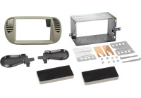 2-DIN-panel Fiat 500/500 C - Färg: Pärlemor