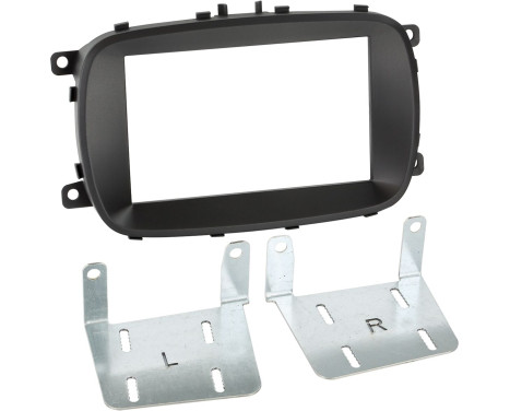 2-DIN Panel Fiat 500X 2015-2019 Färg: Svart