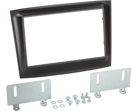 2-DIN Panel Fiat Doblò 2015-2022 - Färg: Svart