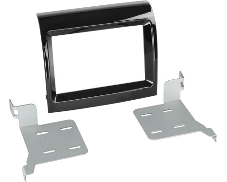 2-DIN Panel Fiat Ducato - Citroën Jumper - Peugeot Boxer 2014-2022 Facelift Färg: Piano Black