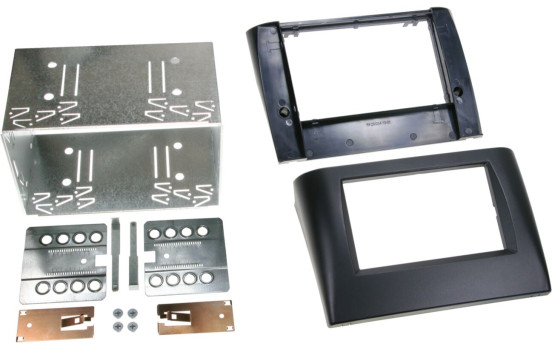 2-DIN Panel Fiat Stilo 2001-2008 Färg: Svart