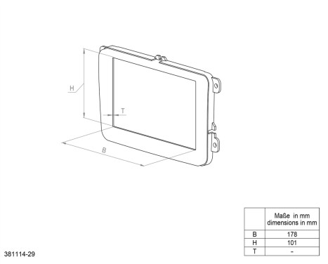 2-DIN Panel Ford Ecosport 2014-2019 Färg: Silver, bild 2
