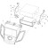 2-DIN Panel Ford Fiesta 2008-2013 Färg: Silver, miniatyr 2