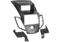 2-DIN Panel Ford Fiesta med multifunktionsdisplay 2008-2017 - Färg: Svart