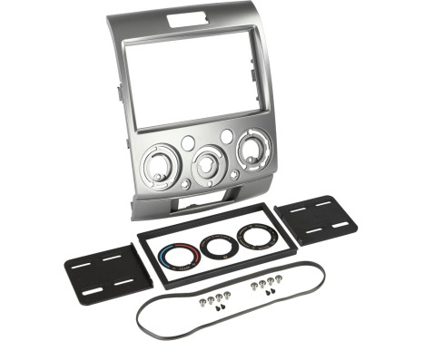2-DIN Panel Ford Ranger - Mazda BT50 Färg: Silver