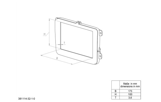 2-DIN Panel Ford Transit 2014-2019 - Färg: Svart / Antracit, bild 7