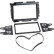 2-DIN Panel Honda HR-V 2015-2019 Färg: Svart