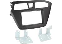 2-DIN Panel Hyundai I20 2014-2020 - Färg: svart